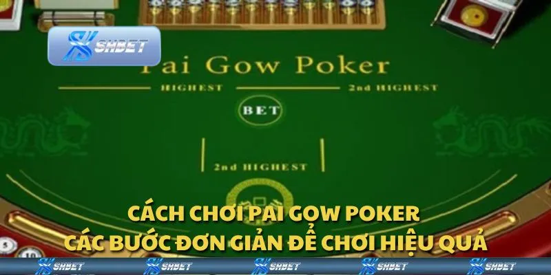 Cách chơi Pai Gow Poker - Các bước đơn giản để chơi hiệu quả