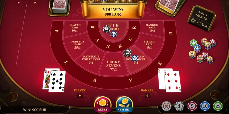 Khám phá các cửa cược trong baccarat