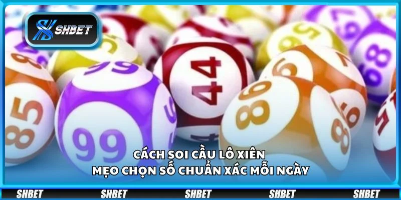 Cách soi cầu lô xiên - Mẹo chọn số chuẩn xác mỗi ngày